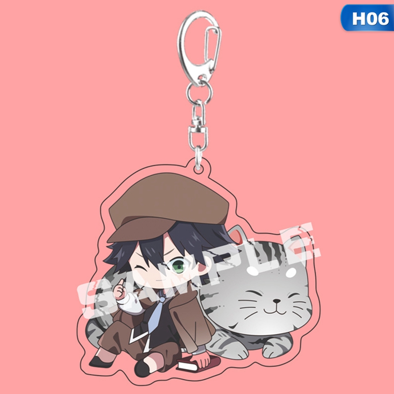 flowersqueen Móc khóa hoạt hình anime đáng yêu