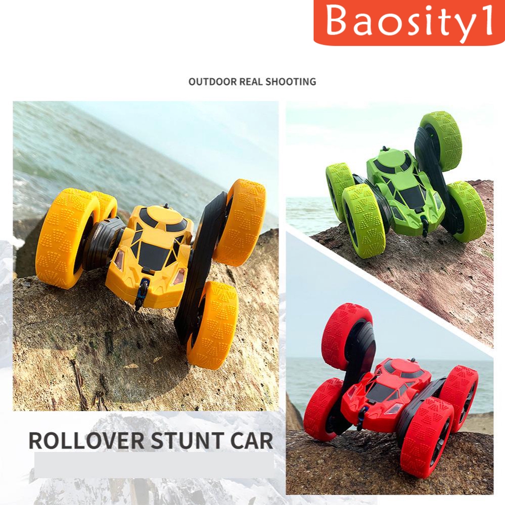 Xe Hơi Đồ Chơi Điều Khiển Từ Xa Baosity1] 4WD 2.4G Hai Mặt Xoay 360 Độ Cho Trẻ Em Và Người Lớn