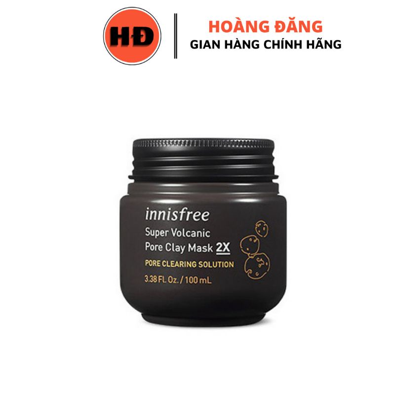 Mặt nạ chăm sóc lỗ chân lông innisfree Super Volcanic Pore Clay Mask 2X 100ml