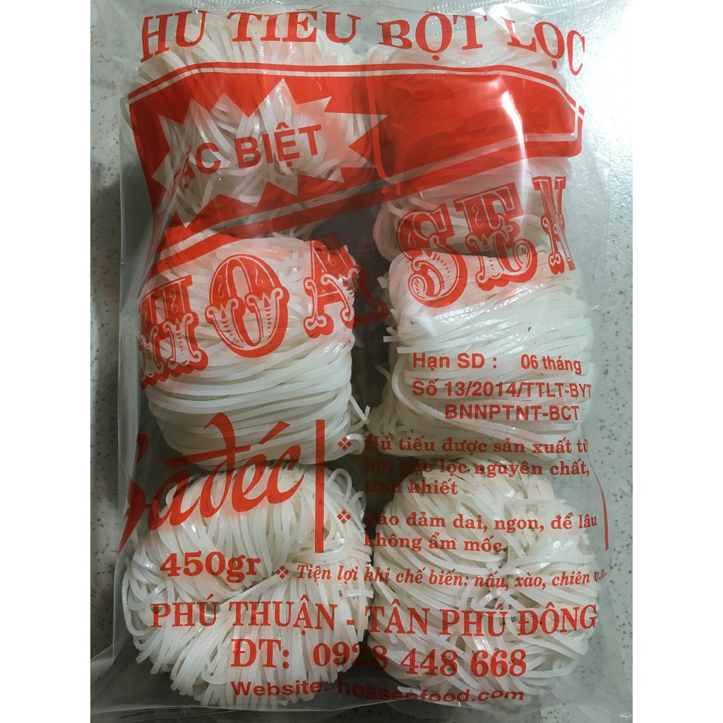 Hủ Tiếu Khô Sa Đéc Loại Đặc Biệt 450G Bột Gạo | BigBuy360 - bigbuy360.vn
