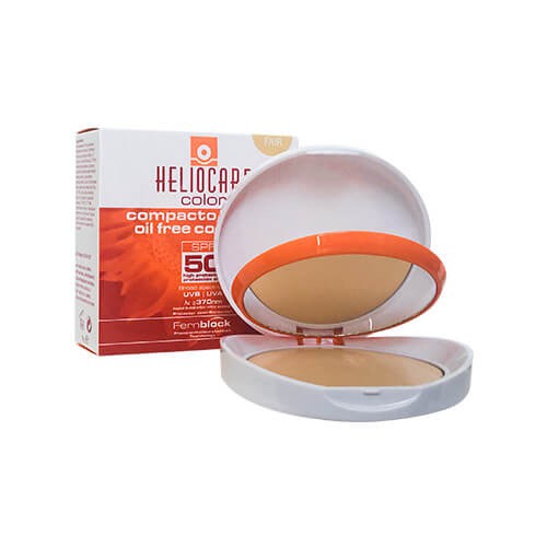 Phấn nền chống nắng màu sáng Heliocare Oil Free Compact SPF 50 Fair