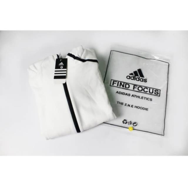 Áo Khoác Hoodie Adidas Màu Trắng Đen Thời Trang Trẻ Trung