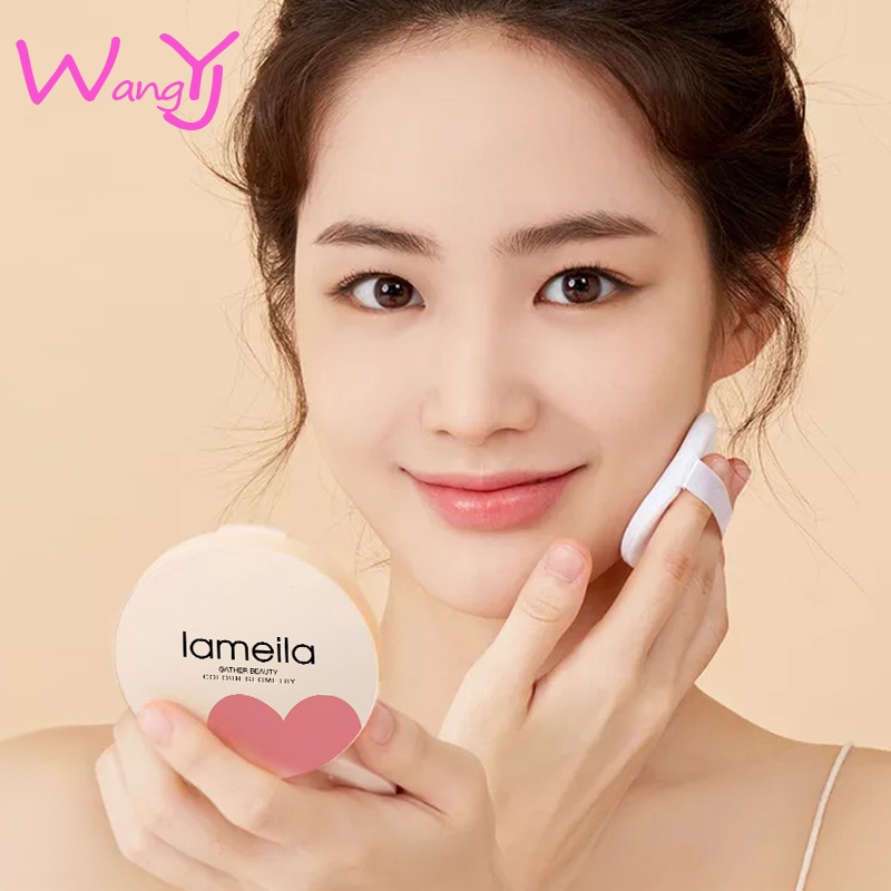 [Hàng mới về] Phấn phủ dạng bột Lameila kiềm dầu dưỡng ẩm che khuyết điểm làm trắng da kháng nước lâu trôi