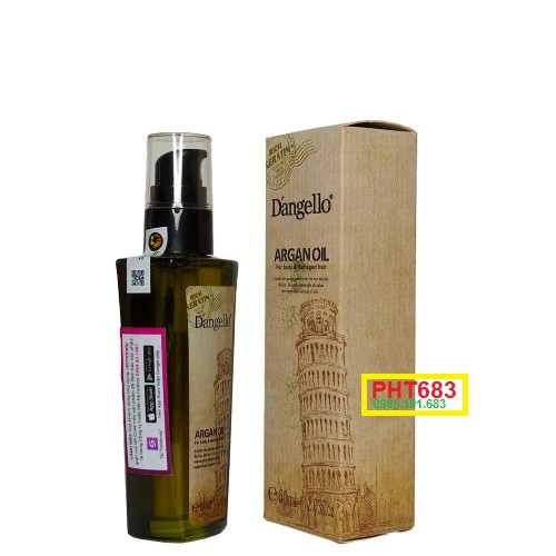 Tinh dầu dưỡng dangello argan oil dưỡng bóng tóc 60ml