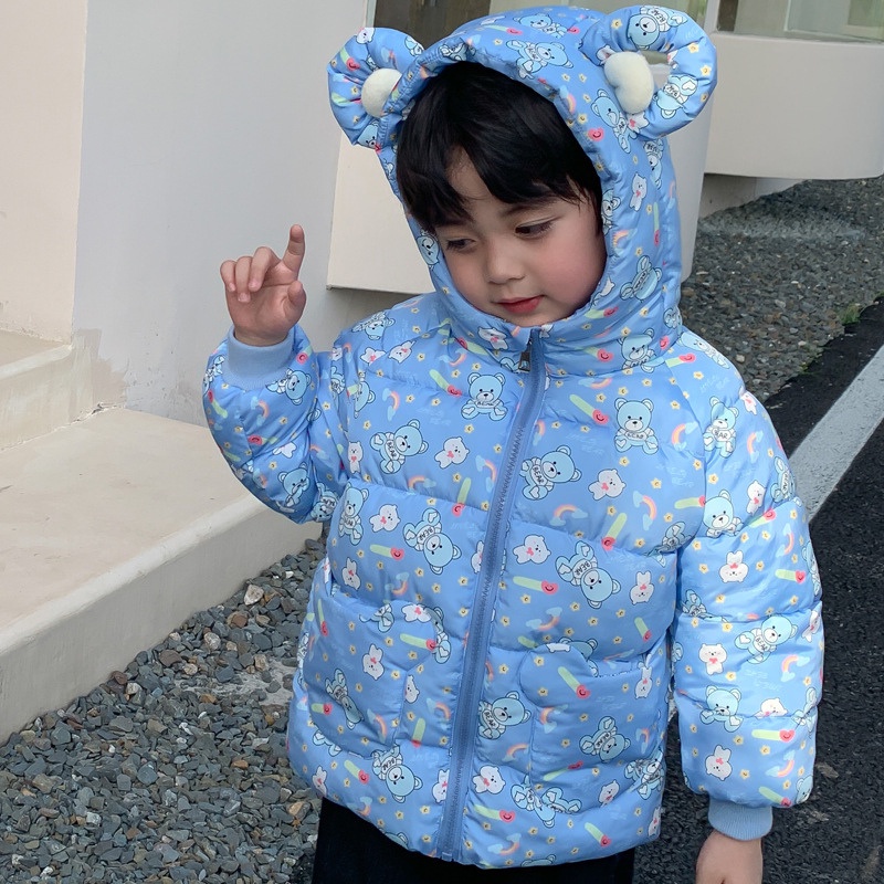 Áo phao lót nỉ, áo khoác trẻ em cho bé trai bé gái cao cấp mặc mùa đông siêu ấm cho bé từ 9kg đến 26kg Xu Xu Kids