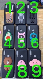 Ốp lưng vsmart Active 3 dẻo hình nổi siêu cute