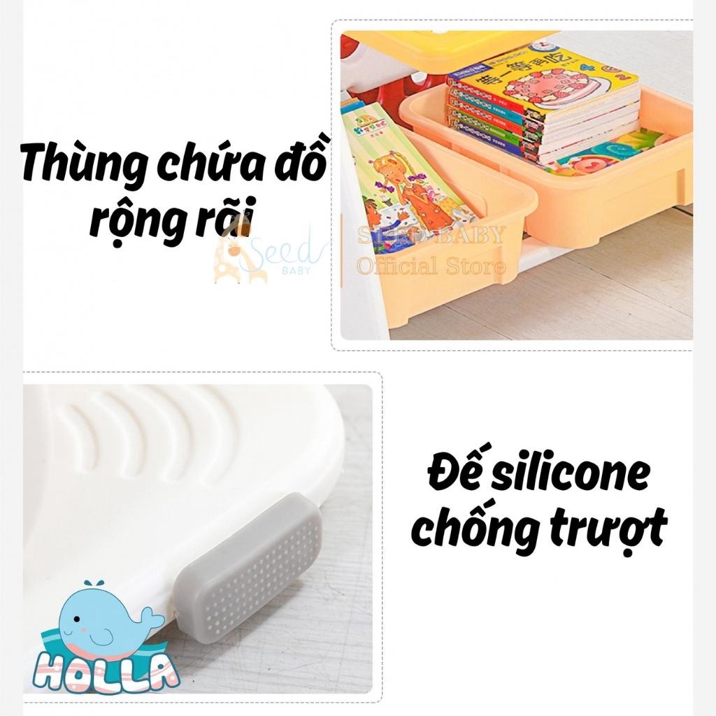Bảng vẽ bàn học kệ sách đồ chơi mèo Holla 3 trong 1 - YoYo Baby
