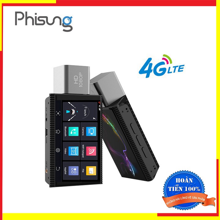 Camera hành trình thương hiệu cao cấp Phisung Android 4G, Wifi, 3 inch: Mã K11