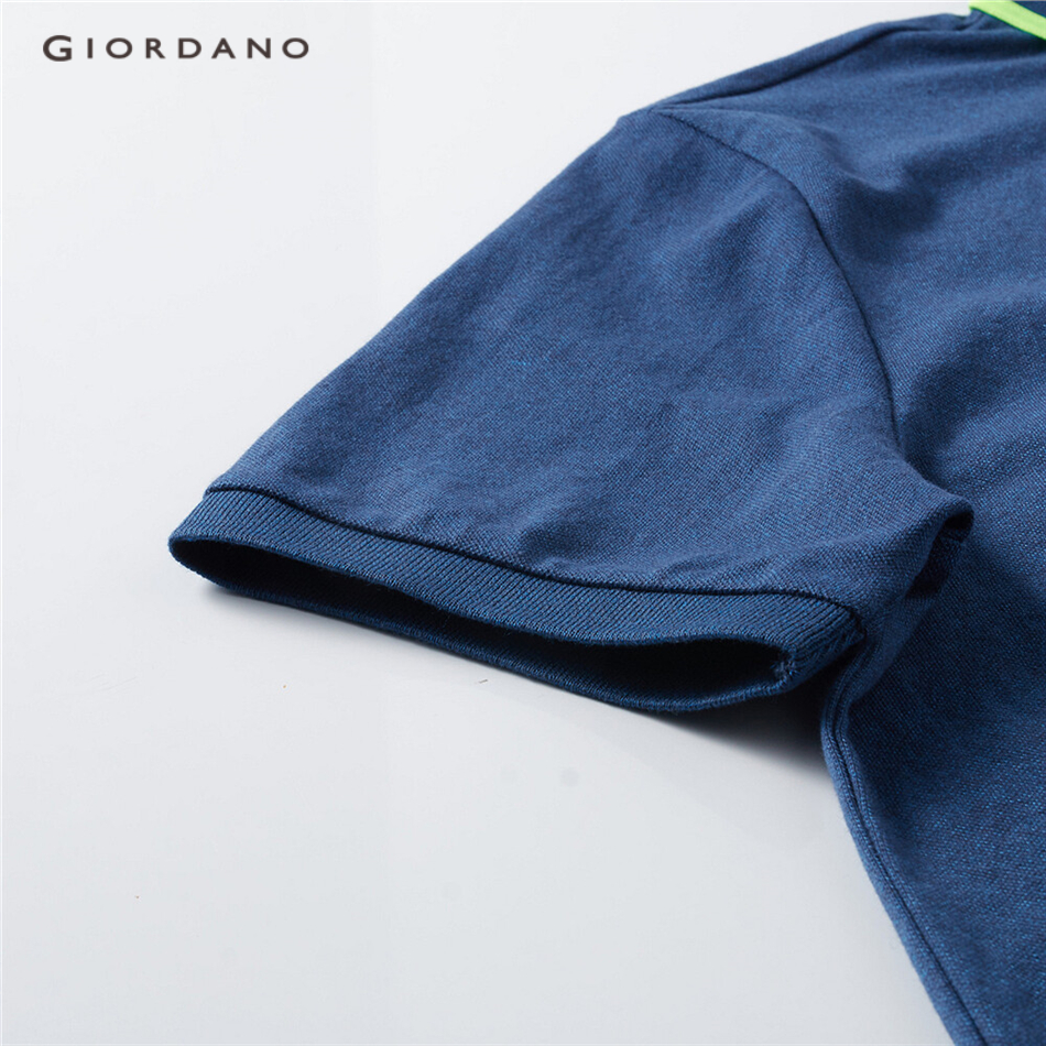 Áo Thun Giordano 01019204 Cổ Polo Tay Ngắn Thêu Hình Sư Tử Thời Trang | BigBuy360 - bigbuy360.vn