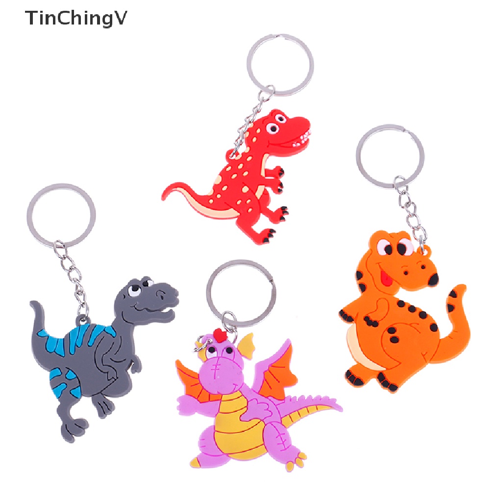 Set 6 Móc Khóa Hình Khủng Long Đáng Yêu