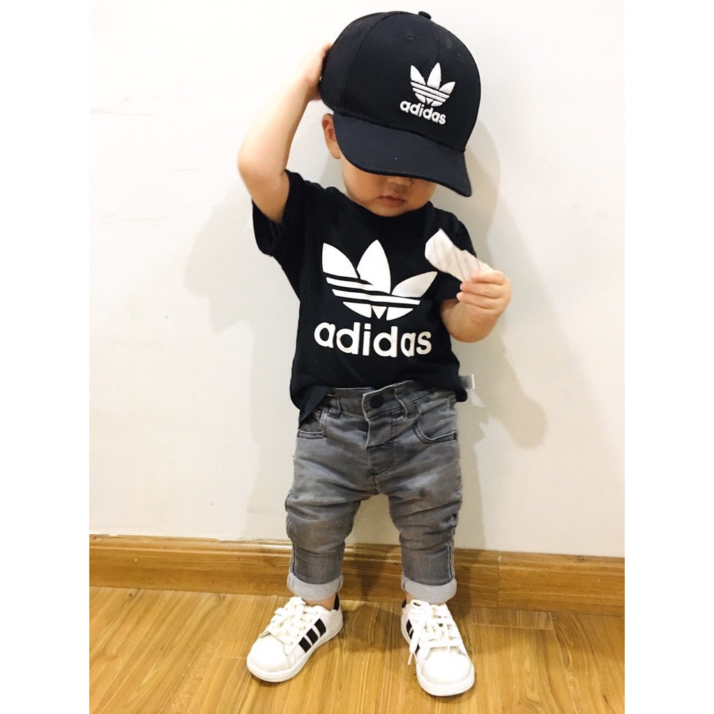 (HÀNG XUẤT XỊN) Mũ / Nón Kid dành cho bé Trefoil baseball kids ▪️ Full tem, tag, code, túi (vòng đầu 48-54)