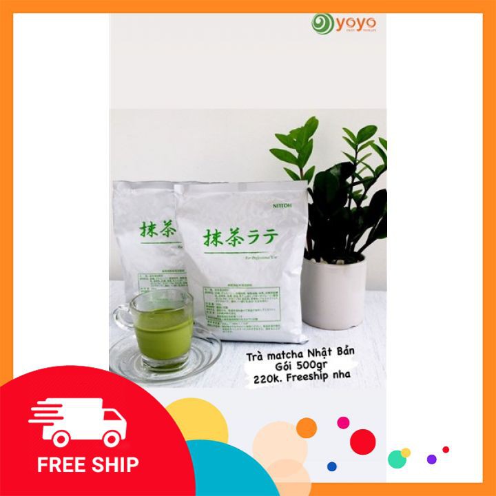 Bột trà matcha latte 500g - 💖FreeShip💖- Hàng Nhật Bản chất lượng cao, thanh lọc cơ thể, tươi trẻ làn da