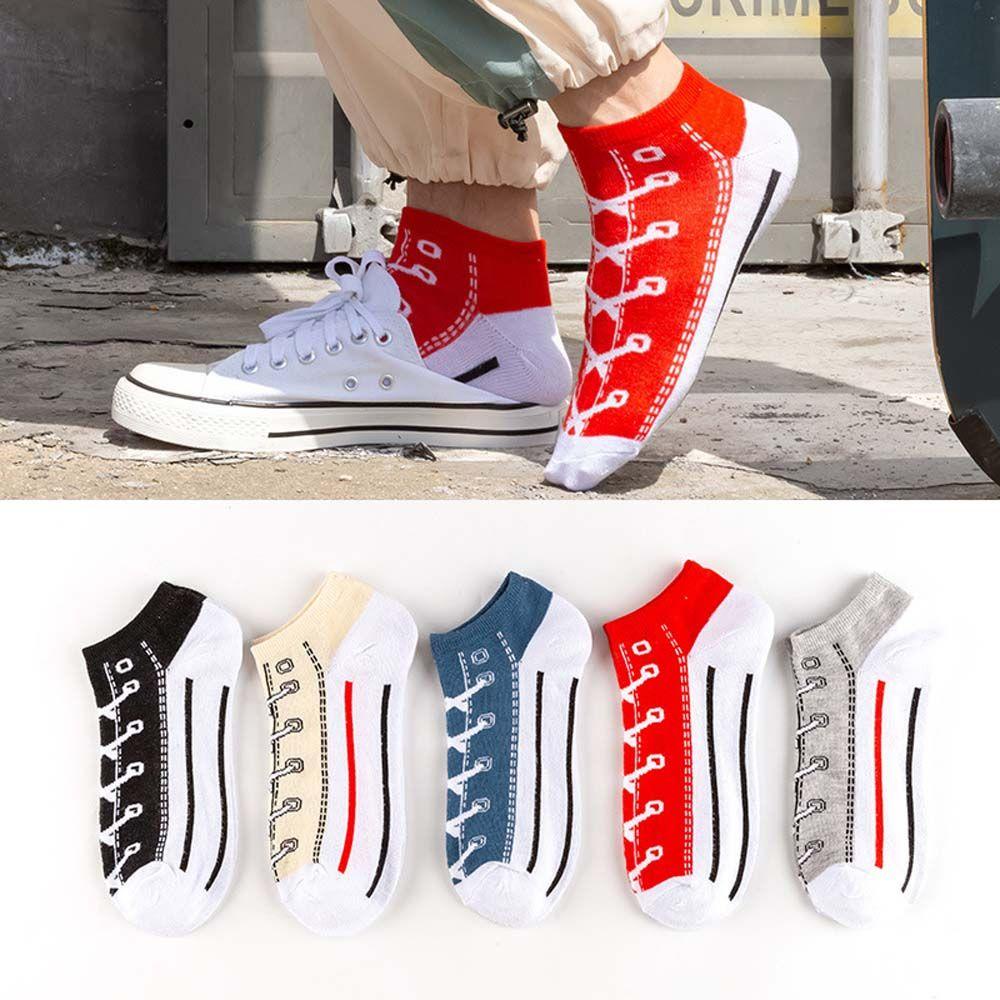 Vớ Cotton Cổ Thấp Thoải Mái Phong Cách Hip Hop Dễ Thương