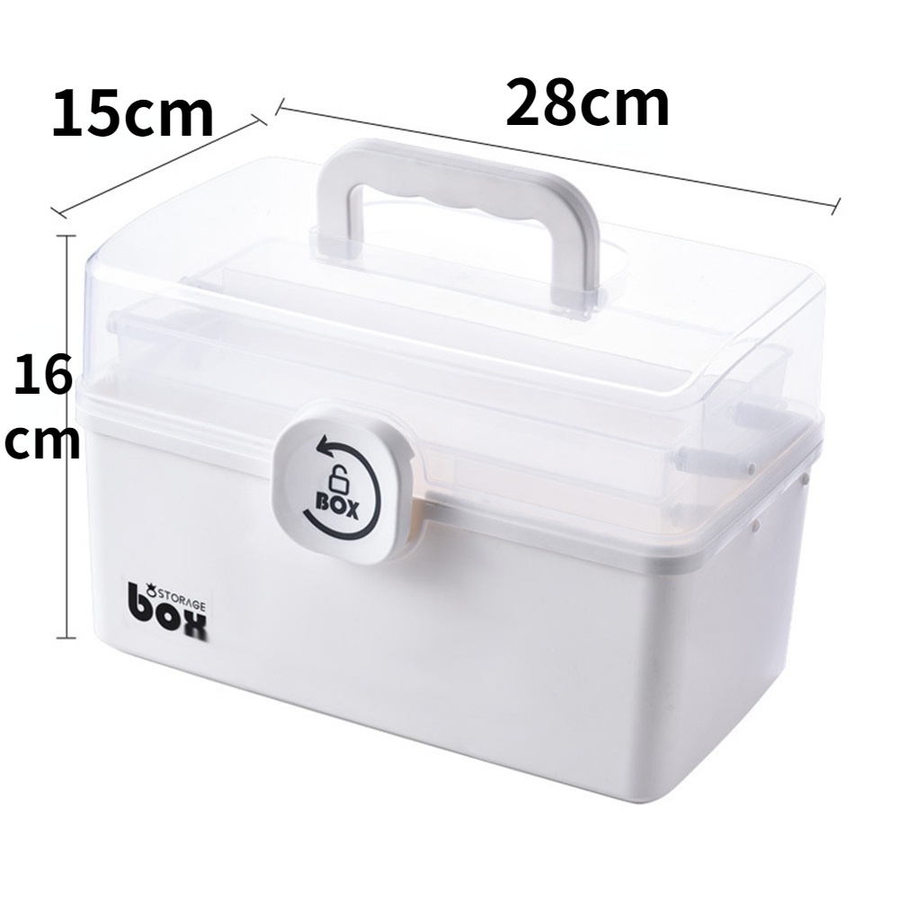 Hộp đựng thuốc 3/2 tầng sức chứa lớn có thể gấp gọn tiện lợi