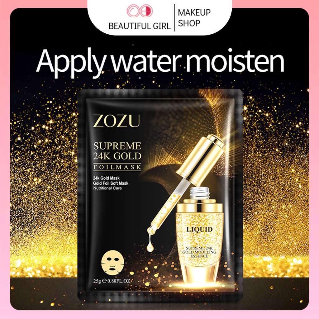 Mặt Nạ Vàng 24K Dưỡng Ẩm Sâu Làm Trắng Và Sáng Da Mặt Giá Rẻ Nhất Sosu