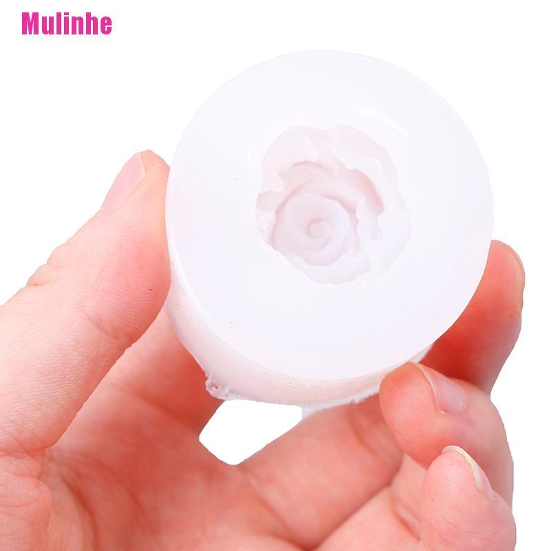 Khuôn Silicone Tạo Hình Hoa Nở 3D 4 Kiểu Dùng Làm Bánh Kẹo / Xà Phòng