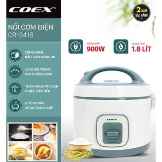 Nồi cơm điện cơ 1.8 Lít COEX CR-3418