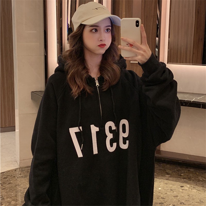 [CÓ BIG SIZE] Áo Hoodie Dáng Váy  Ulzzang Nữ Tay Bồng Phong Cách Hàn Quốc HD64 - Liti shop | BigBuy360 - bigbuy360.vn
