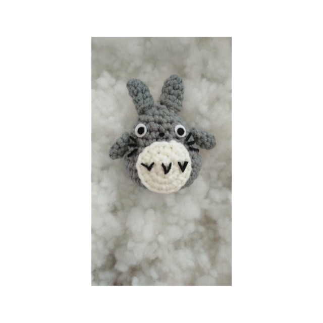 Móc khóa Totoro bằng len