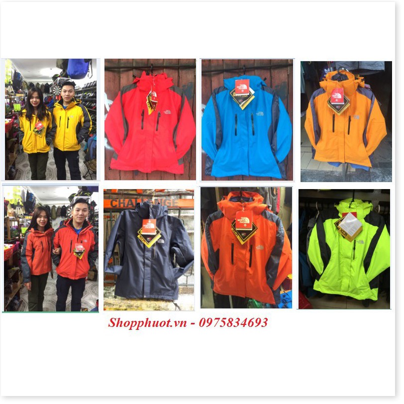 XẢ KHO THANH LÝ Sẵn Hàng - Chuyên đổ sỉ áo gió 2 lớp TNF ( Gore- tex) -Az12 ☭ .2020