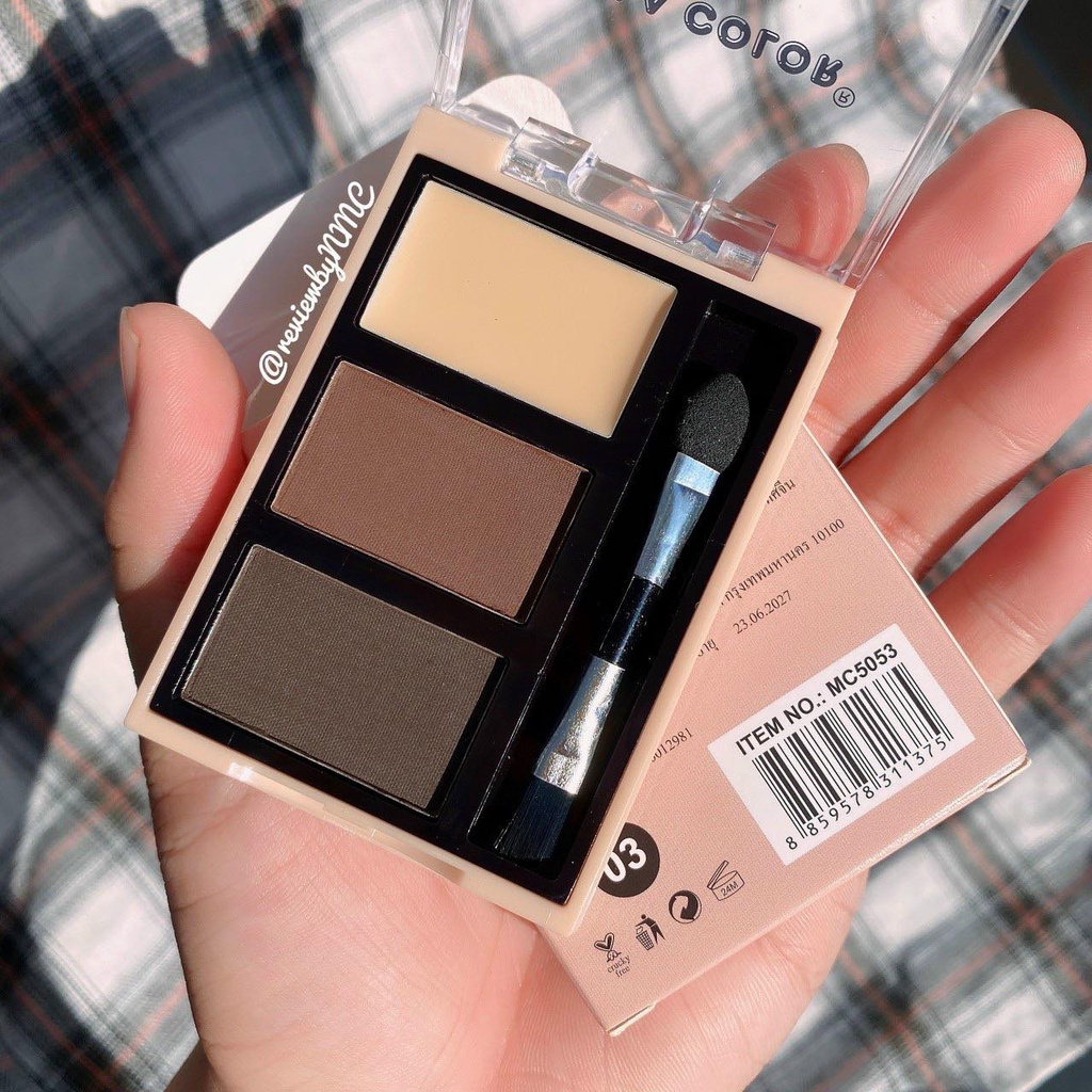 Bột tán mày 3 ô Mila EyeBrow