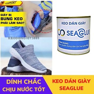Keo dán giày trong suốt siêu dính seaglue - chuyên dụng cho giày dép thể thao - an toàn cho da 300g