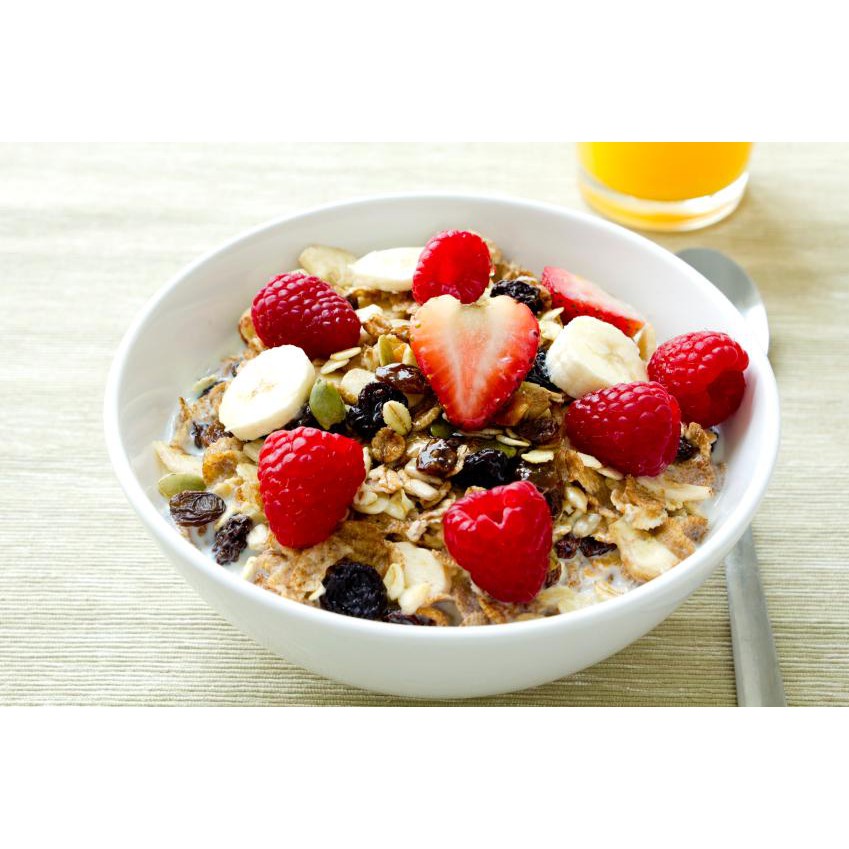 Granola Ăn Kiêng Mix Siêu Hạt, Gạo Lứt và Trái Cây Hộp 500g