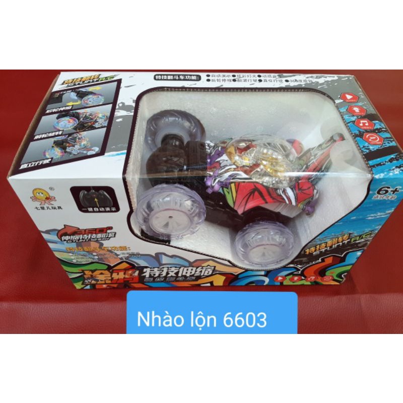 XE ĐIỀU KHIỂN NHÀO LỘN LOẠI TO KÈM PIN VÀ SẠC PIN