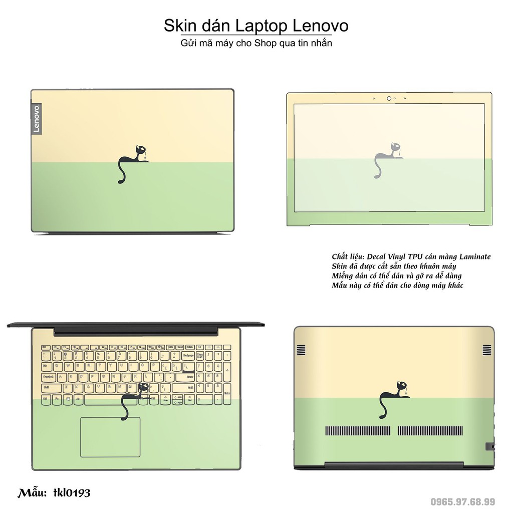Skin dán Laptop Lenovo in hình thiết kế _nhiều mẫu 5 (inbox mã máy cho Shop)