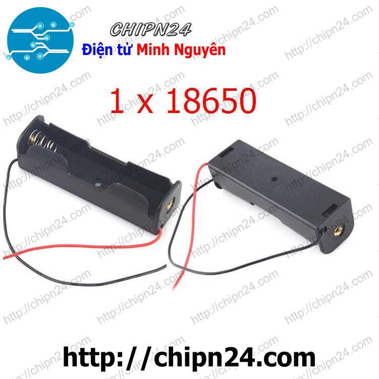 [1 CÁI] Hộp Đế Pin Sạc 18650 1 viên (CÓ DÂY)