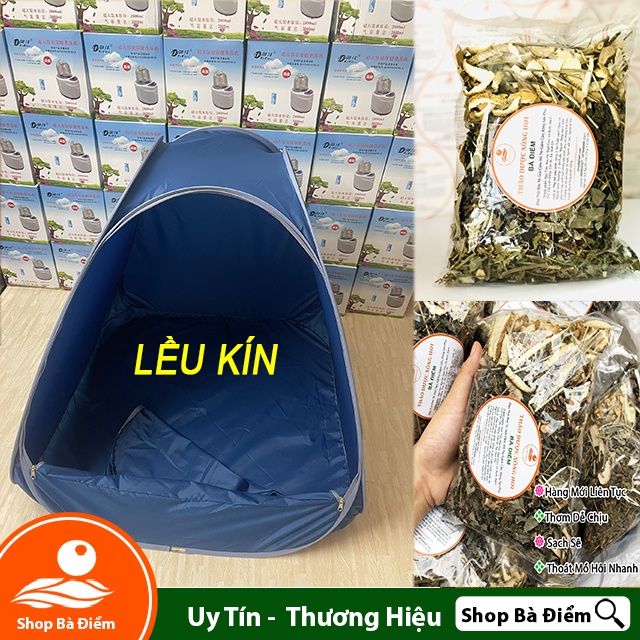 Lều Xông Hơi + Gói Lá Xông Giải Cảm  - Shop Bà Điểm