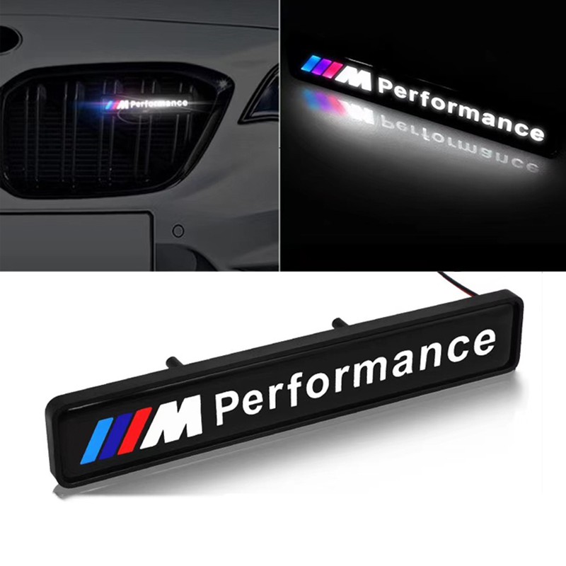 Logo Chữ M Gắn Đèn Led Trang Trí Mui Xe Hơi Bmw E90 E34 E46 E32 X3 X6 X5 X4 X2