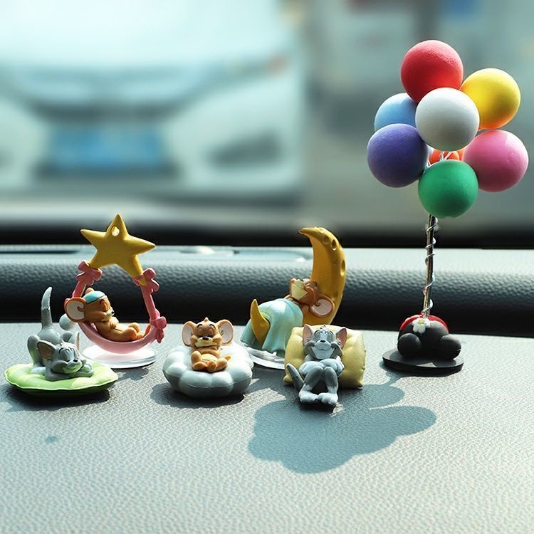 Miếng Dán Hình Mèo Và Chuột Thủ Công Dễ Thương Cho Bé