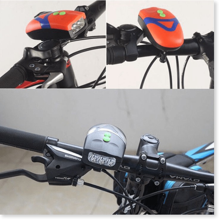 Đèn chiếu sáng 🤗 Freeship 🤗 Đèn led chiếu sáng dành cho xe đạp có 4 chế độ và âm thanh chuyên biệt - GD0829