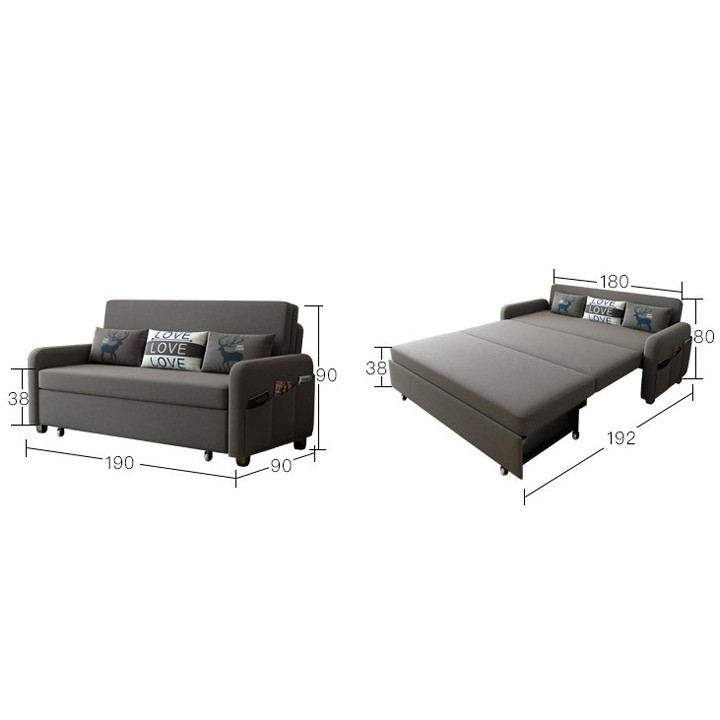 Giường có Ngăn Chứa Đồ - giương sofa cao cấp gấp thành ghế so-pha cao cấp hiện đại - Gấp Gọn Thông Minh