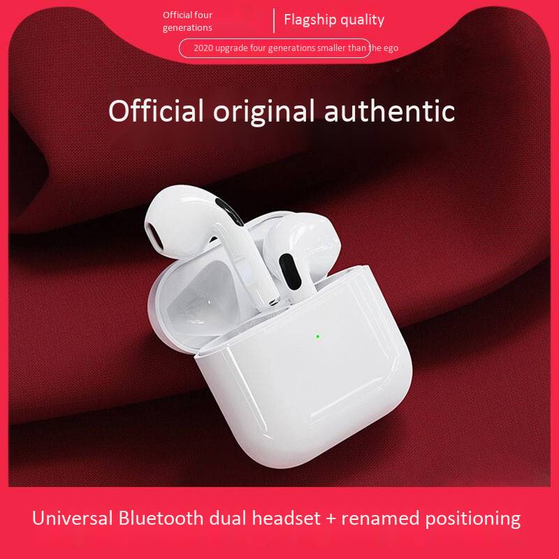 Tai Nghe Bluetooth Airpods Định Vị Đổi Tên - Bỏ Tai Tắt Nhạc [TẶNG BAO SILICON]