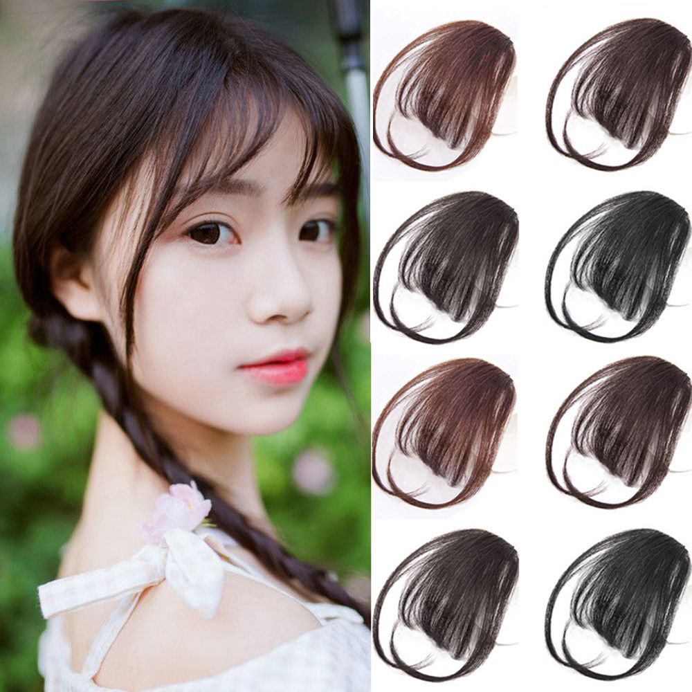 Tóc Mái Giả Kiểu Mái Ngố Thời Trang Cho Nữ