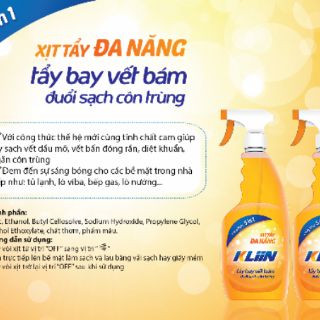 Xịt tẩy đa năng kliin