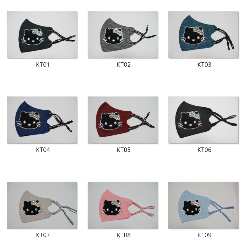 Khẩu Trang Hình Gấu Trúc Thoáng Khí Có Thể Tái Sử Dụng Cho Người Lớn /