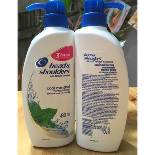 Dầu gội head and shoulder bạc hà, Thái Lan - 480ml