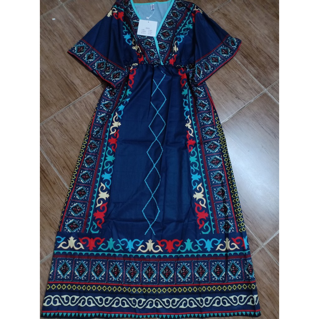 (Hàng Đẹp)Ảnh thật 3 hình cuối-Đầm maxi đi biển phong cách bohemian độc đáo