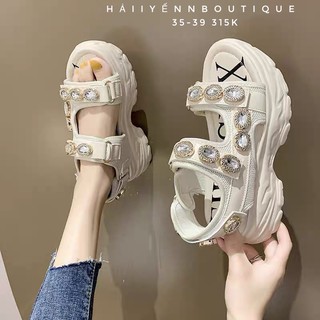 Sandal đính đá ORDER ( kèm video + ảnh thật )