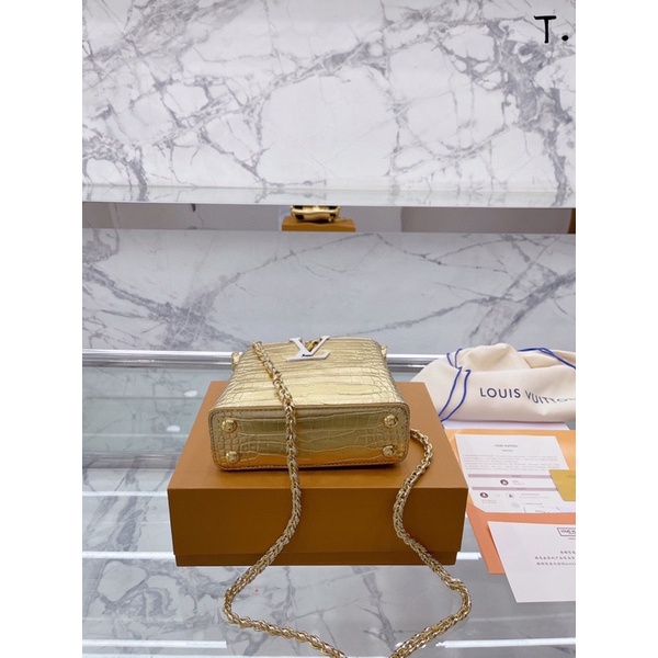 Túi xách lv capucines sz 20 chất da thật