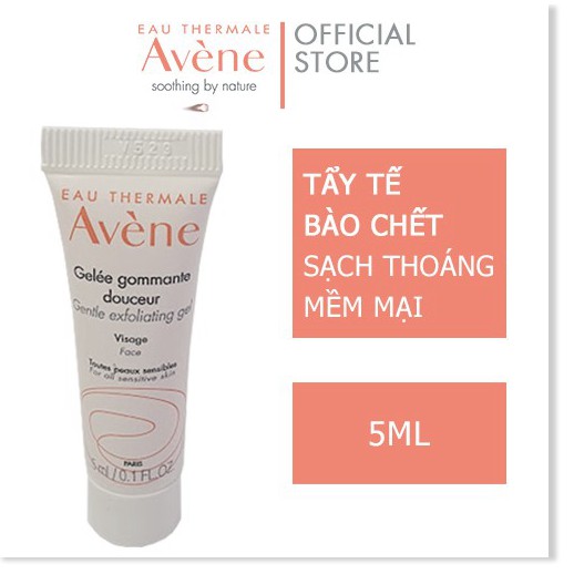 [HB GIFT] Gel tẩy tế bào chết Avène gentle exfoliating cho da nhạy cảm 5ml