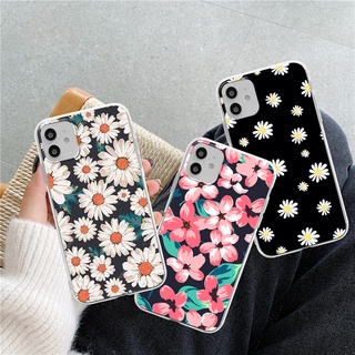 Ốp lưng mềm họa tiết hoa đáng yêu cho iPhone 6 6s Plus 6Plus 7 8 Plus X X XR XSMAX 11 11Pro 11Promax 12 12Pro 12Promax 13 13Pro 13Promax SE 2020 Case Flower Floral Soft Cover Casing