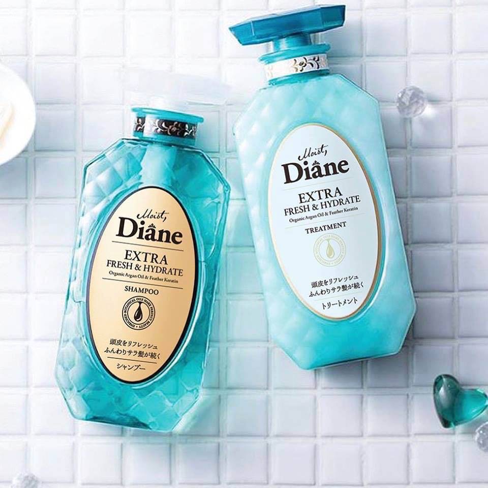 Dầu Gội Đầu, Xả cho tóc dầu, da đầu nhờn Moist Diane Extra Fresh & Hydrate, Nhật Bản 450ml | BigBuy360 - bigbuy360.vn