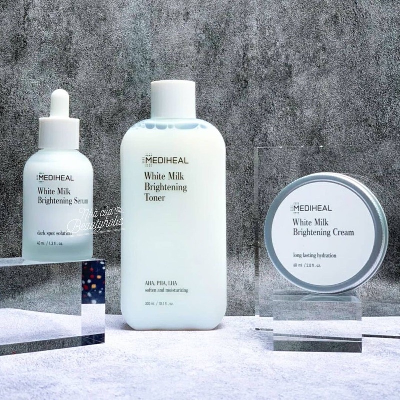 Dòng dưỡng trắng sữa tươi MEDIHEAL WHTE MILK BRIGHTENING