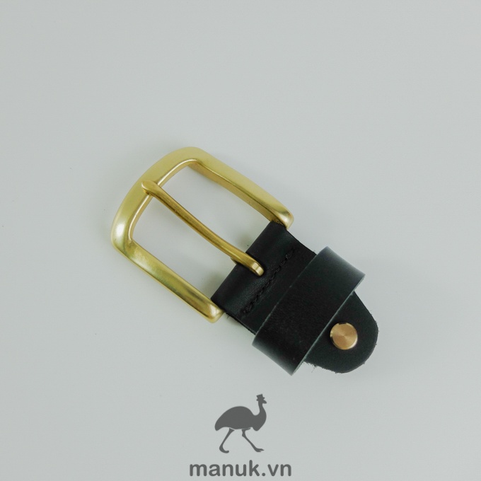 Mặt thắt lưng nam BM5 | Đầu khoá thắt lưng đồng đúc cho thắt lưng da bò bảng dây 3.3 cm - 3.4 cm