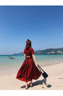 Đầm maxi xinh có ảnh thật