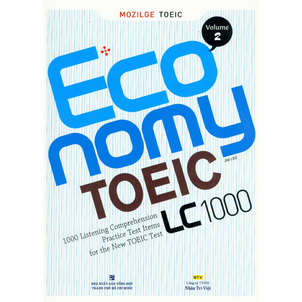 Sách - Economy TOEIC: LC 1000 vol 2 (kèm CD)